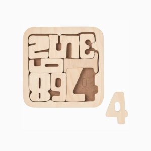 Wooden Numbers Puzzle