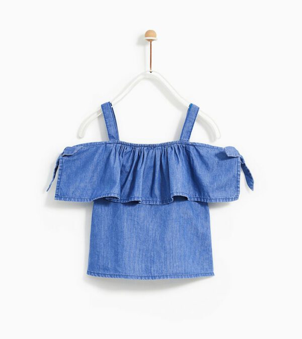 Blue Denim Top